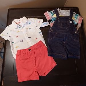 12 Month Baby Boy Carters Bundle -New With Tags